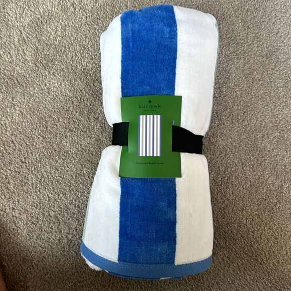 Kate Spade Oversized Striped Beach Towel! - Picture 5 of 5